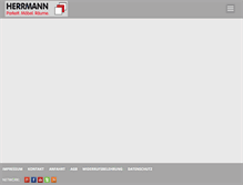 Tablet Screenshot of herrmann-parkett.de